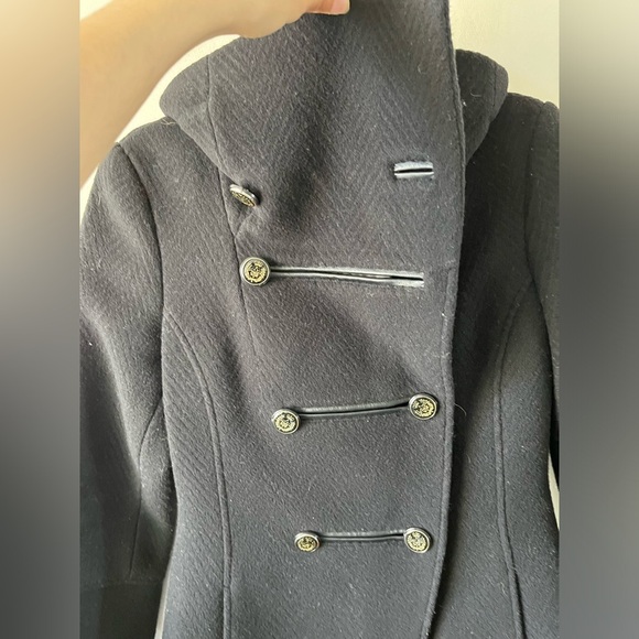 MACKAGE Military Diana Wool-Blend Black Coat Size XS - Picture 9 of 16